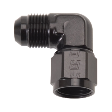 Picture of 6AN Flare Female To 6AN Flare Male 90 Degree Fitting With Black Finish