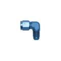 Picture of 10AN 90 Degree Swivel Female To 3AN Male Adapter Fitting With Blue Finish