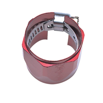 Picture of 4AN Tube Seal Hose Ends For 1/4" Vacuum Hose With Red Finish