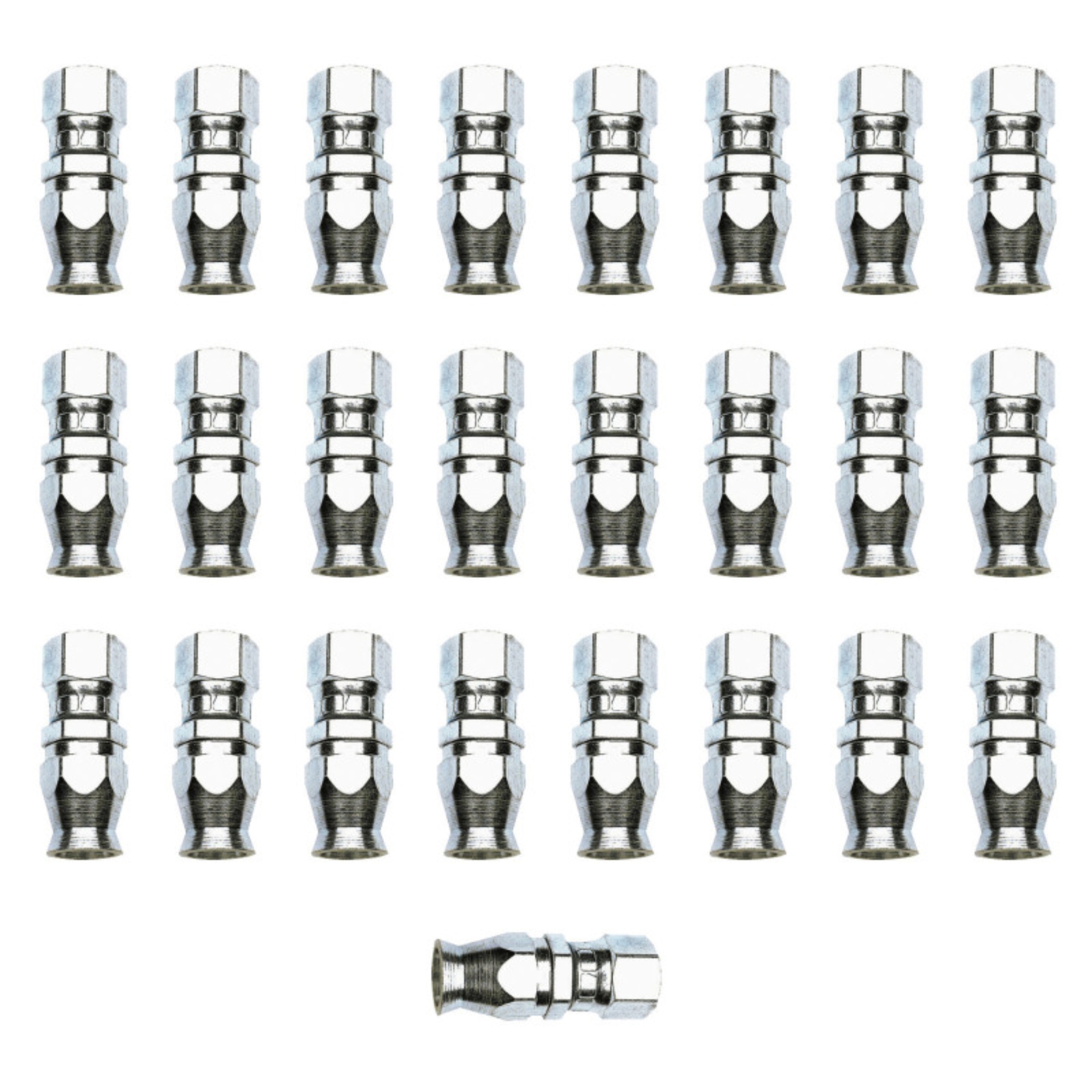 Picture of 6AN PowerFlex Straight Hose End With Endura Finish - 25 Pack