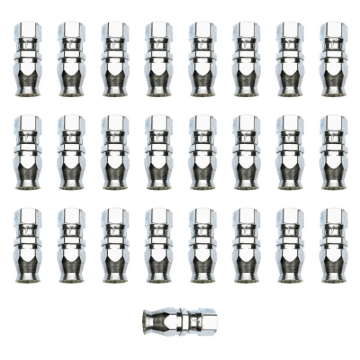 Picture of 6AN PowerFlex Straight Hose End With Endura Finish - 25 Pack