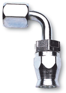 Picture of 6AN PowerFlex 90 Degree Hose End With Endura Finish