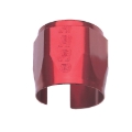 Picture of 4AN Tube Seal Hose Ends For 1/4" Vacuum Hose With Red Finish