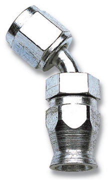 Picture of 8AN PowerFlex 45 Degree Hose End With Endura Finish