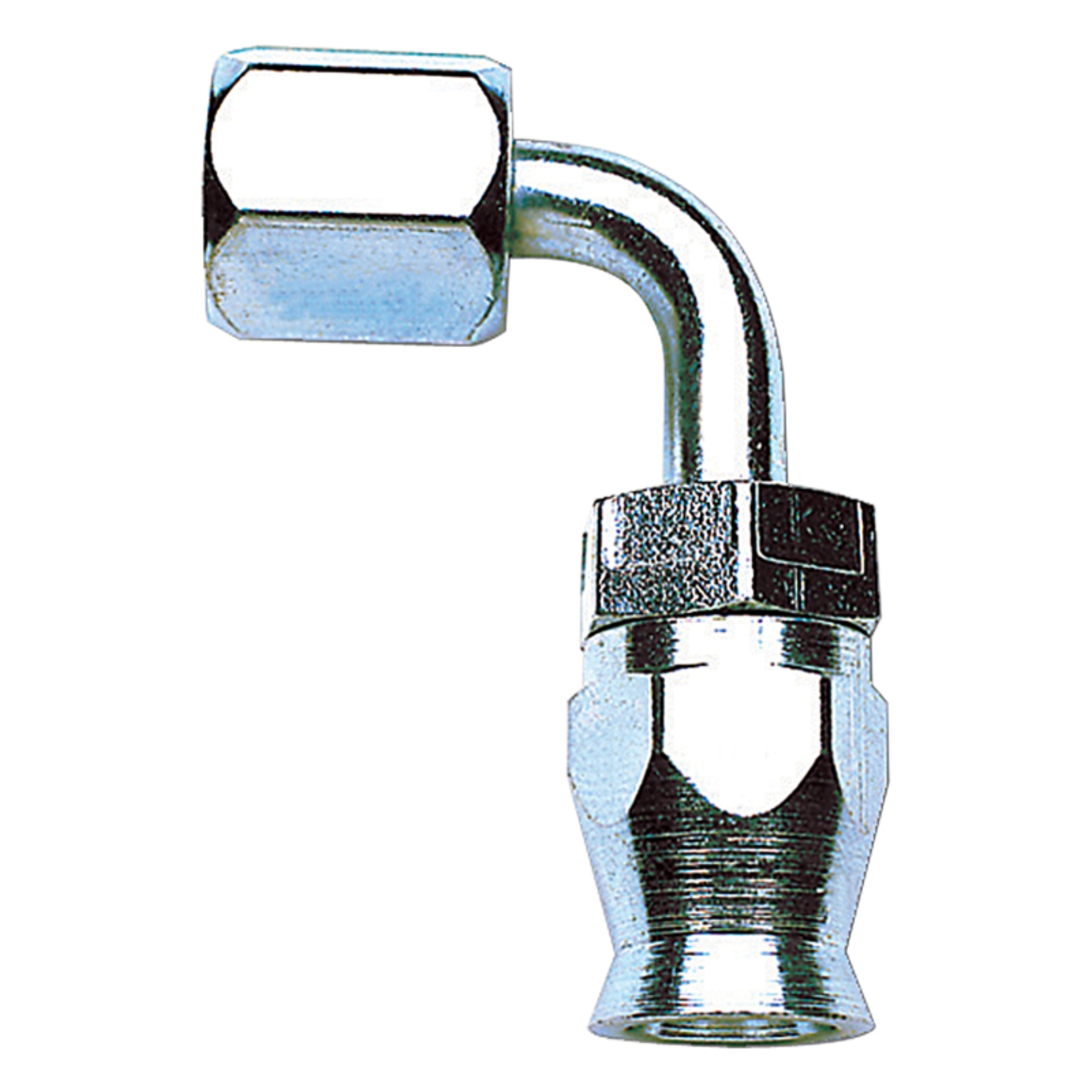 Picture of 10AN PowerFlex 90 Degree Hose End With Endura Finish