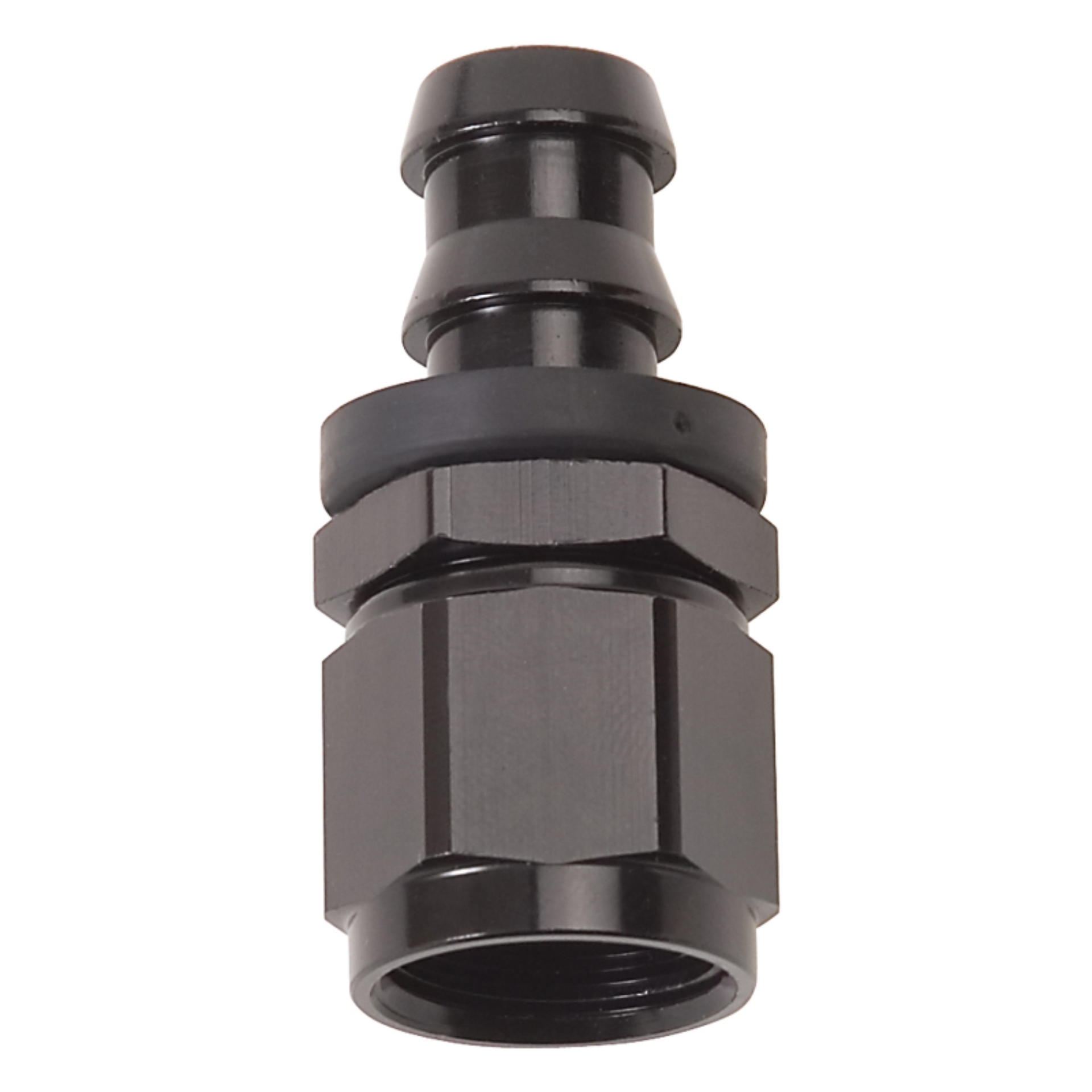 Picture of 4AN Twist-Lok Straight Hose Ends With Black Finish