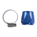 Picture of 10AN Tube Seal Hose Ends For 1/2" Heater Hose With Blue Finish