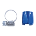 Picture of 4AN Tube Seal Hose Ends For 1/4" Vacuum Hose With Blue Finish