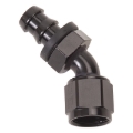 Picture of 4AN Twist-Lok 45 Degree Hose Ends With Black Finish