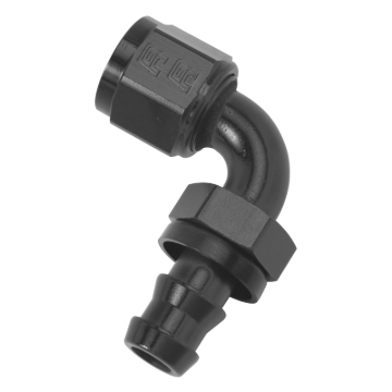 Picture of 6AN Twist-Lok 90 Degree Hose Ends With Black Finish