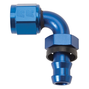 Picture of 6AN Twist-Lok 90 Degree Hose Ends With Blue Finish