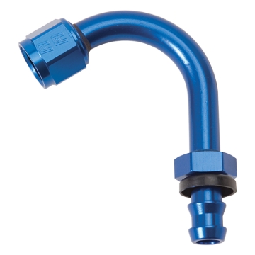 Picture of 10AN Twist-Lok 120 Degree 1-1/4" Radius Hose End With Blue Finish