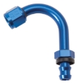 Picture of 10AN Twist-Lok 120 Degree 1-1/4" Radius Hose End With Blue Finish