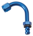Picture of 6AN Twist-Lok 120 Degree 1" Radius Hose End With Blue Finish