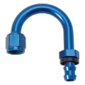 Picture of 6AN Twist-Lok 180 Degree 1" Radius Hose End With Blue Finish