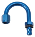 Picture of 6AN Twist-Lok 180 Degree 1" Radius Hose End With Blue Finish