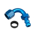 Picture of 10AN Twist-Lok 120 Degree Tight 5/16" Radius Hose End With Blue Finish