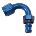 Picture of 6AN Twist-Lok 150 Degree Tight 9/16" Radius Hose End With Blue Finish