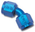 Picture of 4AN 45 Degree Swivel Coupler Adapter Fitting With Blue Finish