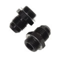 Picture of 6AN Holley Single Feed 600-660 2-Barrel Carb 9/16" -24 Fitting, Black - Pair