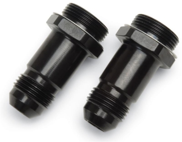 Picture of 8AN Holley Dual Feed 750 To Dominator 1350 Carb (2") With Black Finish - Pair