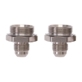 Picture of 6AN Holley Dual Feed 750 To Dominator 1350 Carb 7/8" -20 Fitting, Endura - Pair