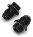 Picture of 6AN Holley Single Feed 600-660 2-Barrel Carb 9/16" -24 Fitting, Black - Pair
