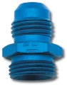 Picture of 6AN Edelbrock Thunder/Performer Carb  5/8" -24 Adapter Fitting With Blue Finish