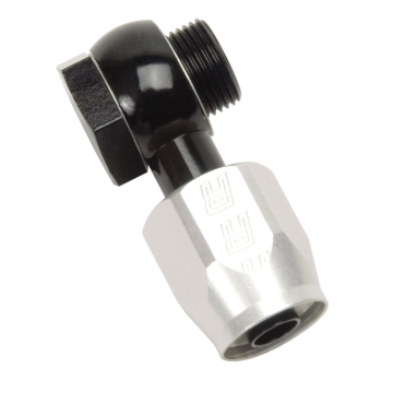 Picture of 8AN Holley Single Feed 600-660 2-Barrel Carb 9/16" -24 Banjo Fitting, Black