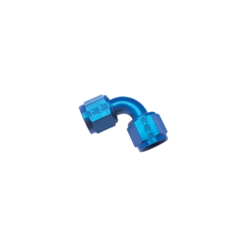 Picture of 4AN 90 Degree Swivel Coupler Adapter Fitting With Blue Finish