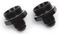 Picture of 6AN Holley Dual Feed 750 To Dominator 1350 Carb 7/8" -20 Fitting, Black - Pair