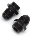Picture of 6AN Holley Single Feed 600-660 2-Barrel Carb 9/16" -24 Fitting, Black - Pair
