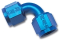 Picture of 4AN 90 Degree Swivel Coupler Adapter Fitting With Blue Finish