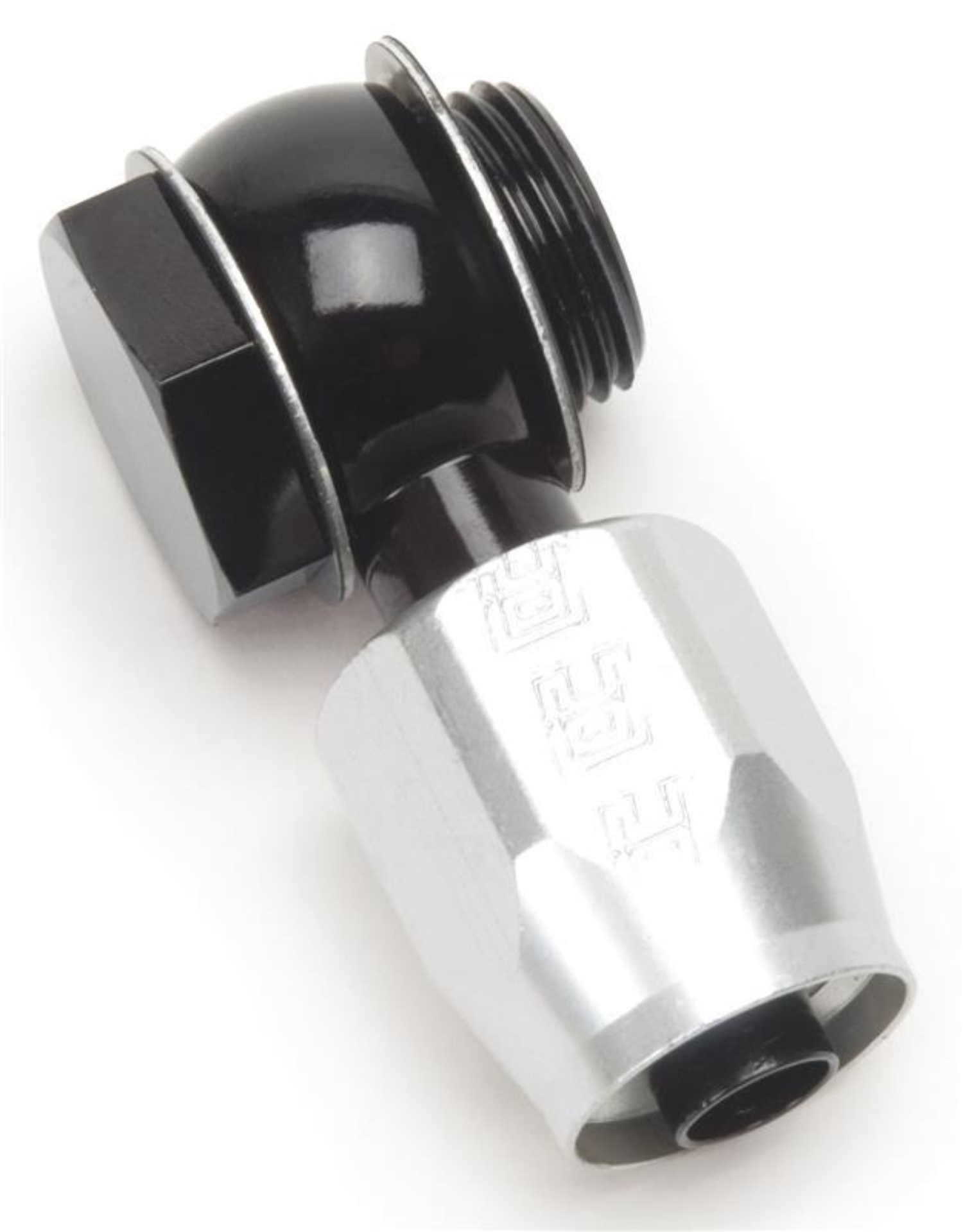 Picture of 6AN Edelbrock Thunder/Performer Carb 5/8" -20 Banjo Fitting, Black Finish