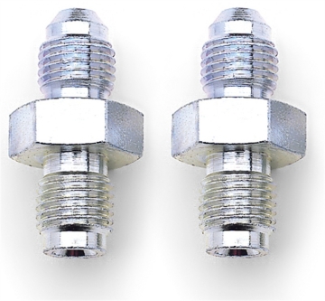 Picture of 3AN To 3/8" X 24 I.F. Male Brake Adapter Fitting With Black Finish- Pair