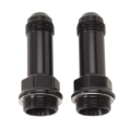 Picture of 7/8" -20 X 8AN Male Flare Ext. Carb Fitting, Holley Dual Feed (2") Black - Pair