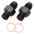 Picture of 6AN To 1/4" NPSM Transmission Fittings For TH350, TH400, 700R4 & Others - Pair