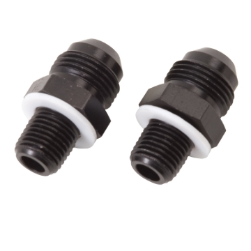 Picture of 8AN To 1/4" NPSM Transmission Fittings For TH350, TH400, 700R4 & Others - Pair