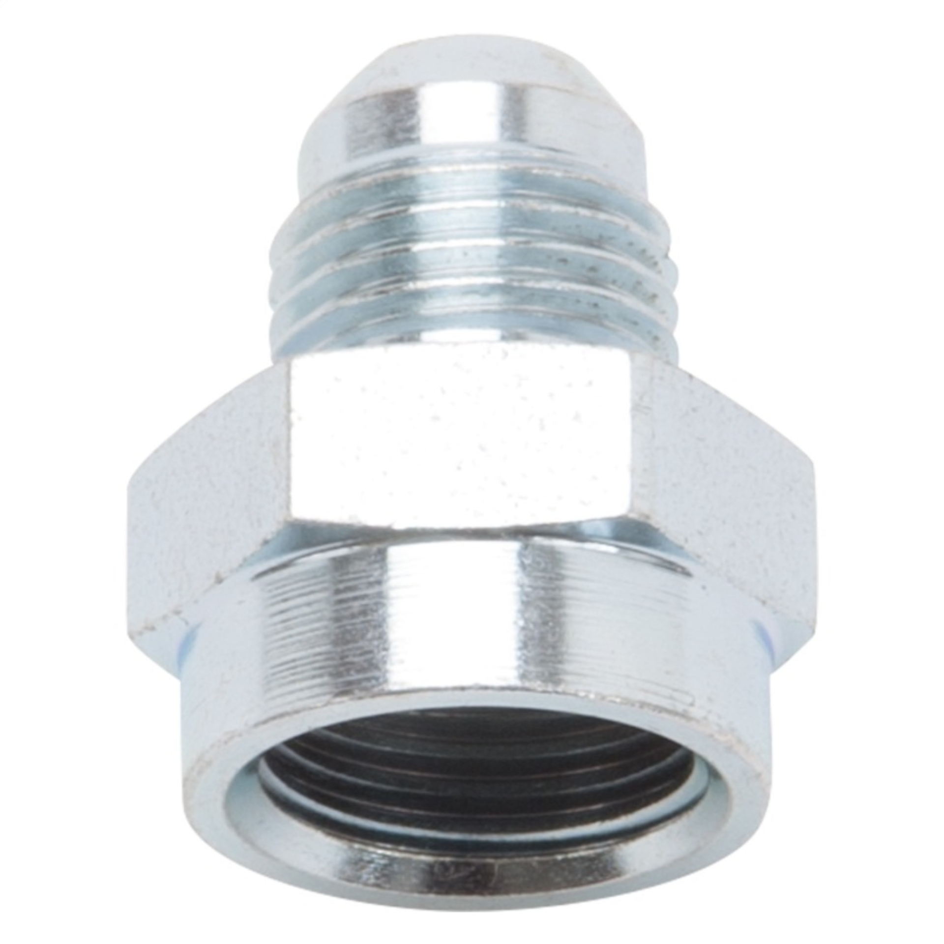 Picture of 6AN To 5/8" - 18 Inverted Flare Adapter Female Fitting With Zinc Finish