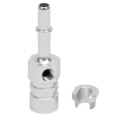 Picture of 3/8" SAE Male x 3/8" SAE Female Quick-Disconnect 1/8" NPT Side Port Adapter Zinc