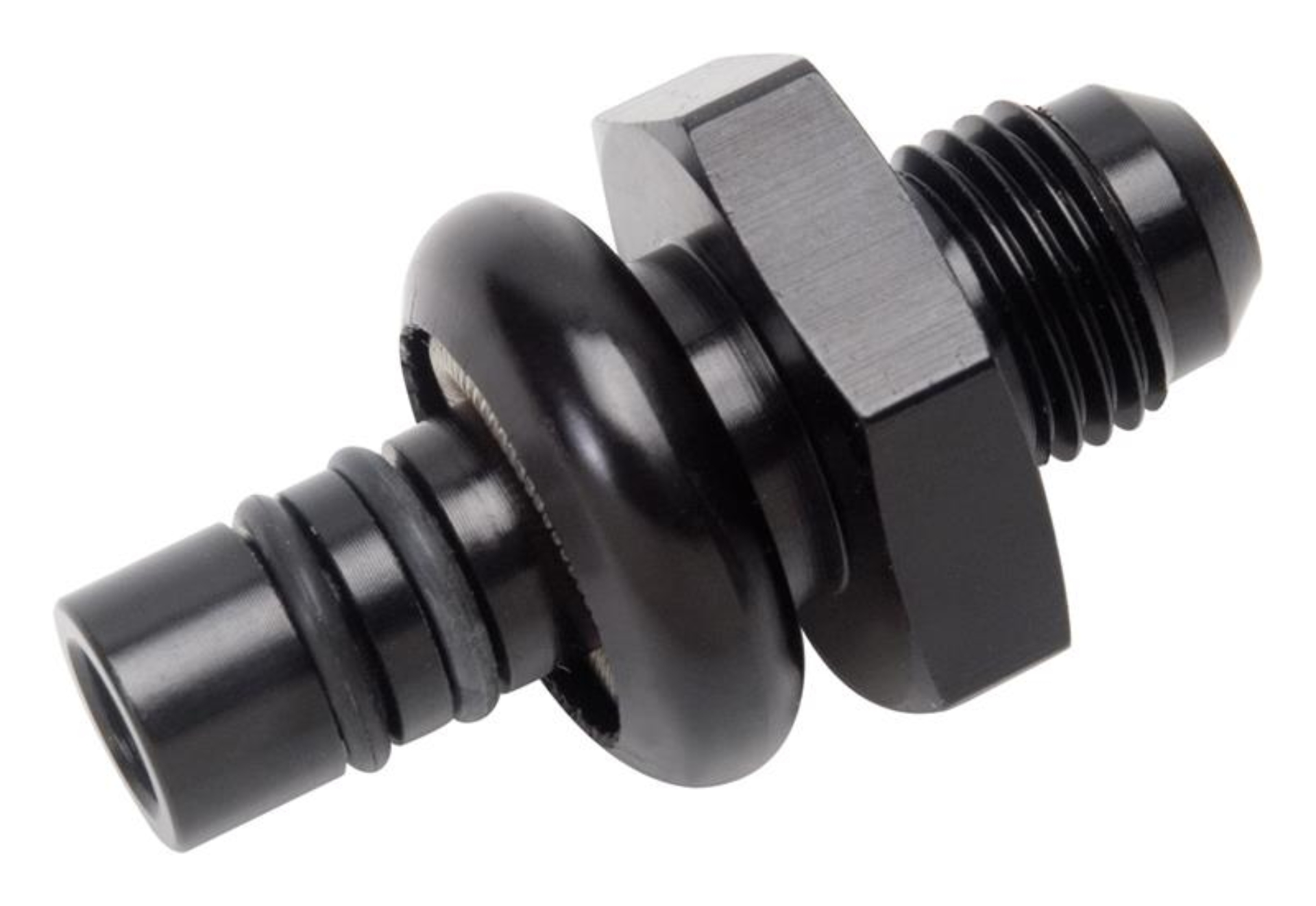 Picture of Ford Return Side EFI x 6AN Fitting With Black Finish