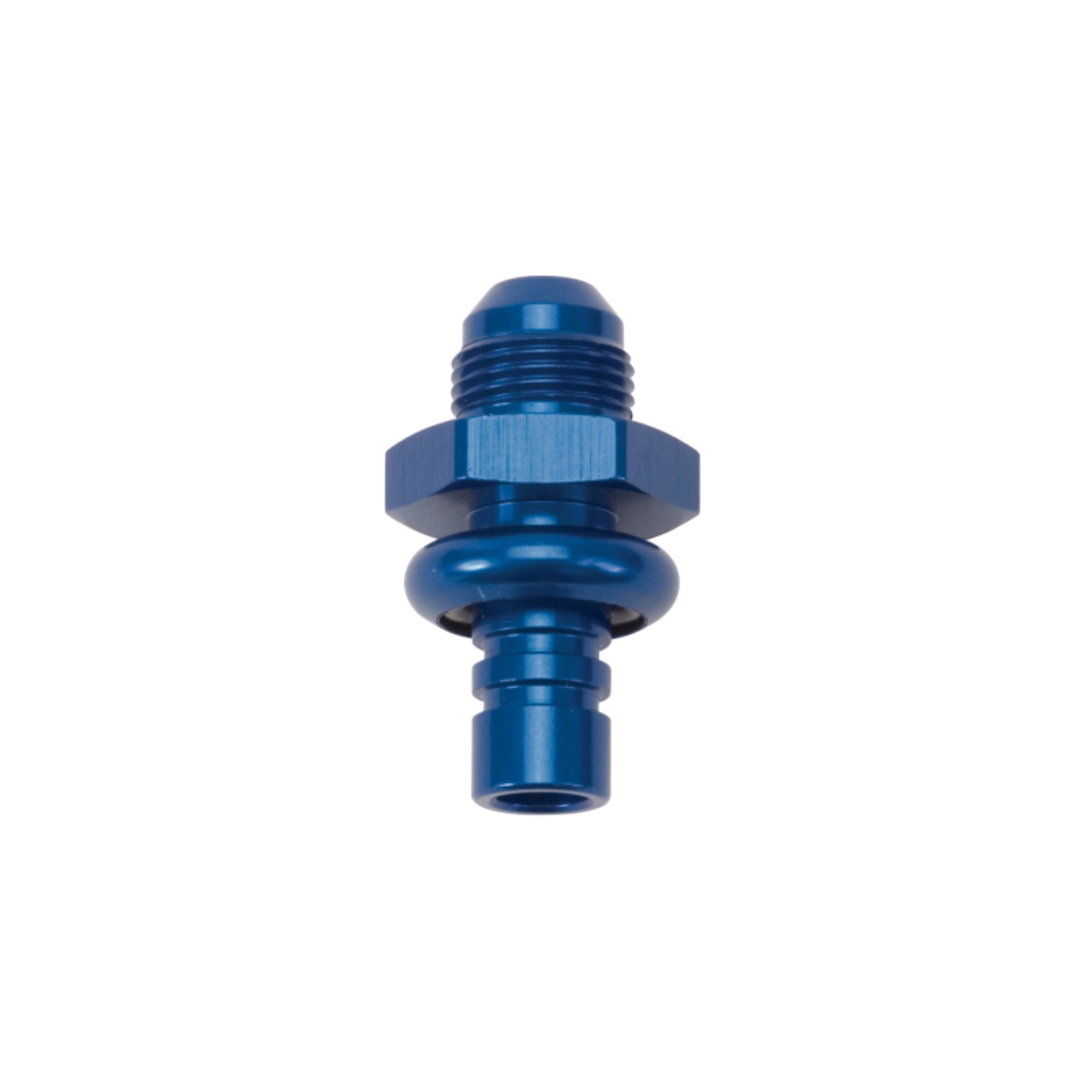 Picture of Ford Pressure Side EFI x 8AN Fitting With Blue Finish