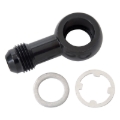 Picture of 6AN Male Flare For Civics & 91-95 MR2 w/o Fuel Damper (12mm) With Black Finish