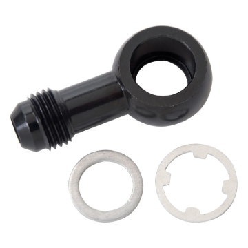 Picture of 6AN Male Flare For Civics & 91-95 MR2 w/o Fuel Damper (12mm) With Black Finish