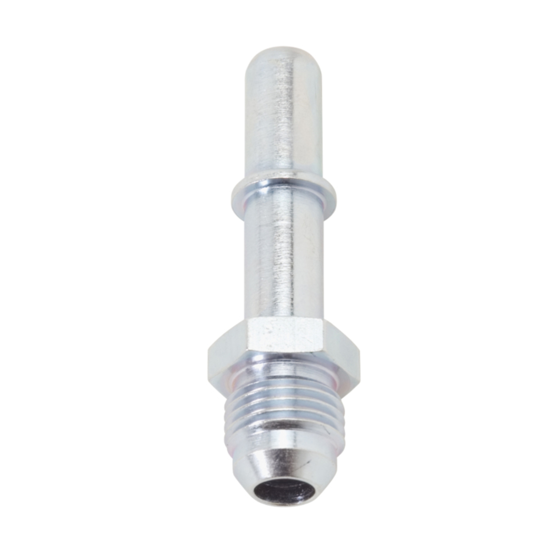 Picture of 6AN Male x 5/16" SAE Quick-Disconnect Male Adapter With Zinc Finish