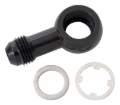 Picture of 6AN Male Flare For Civics & 91-95 MR2 w/o Fuel Damper (12mm) With Black Finish