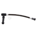 Picture of 6AN-3/8" Female NPT Carb Inlet Kit, Holey 4150 Carbs With Black/Silver Finish
