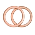 Picture of 5/8"-18 Male Fitting Copper Crush Washers For Edelbrock, Carter & CV Fuel Pumps