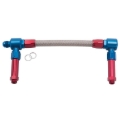 Picture of 8AN ProFlex Carb Inlet Kit, Demon Carbs With Red/Blue Finish