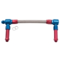 Picture of 8AN ProFlex Carb Inlet Kit, Demon Carbs With Red/Blue Finish